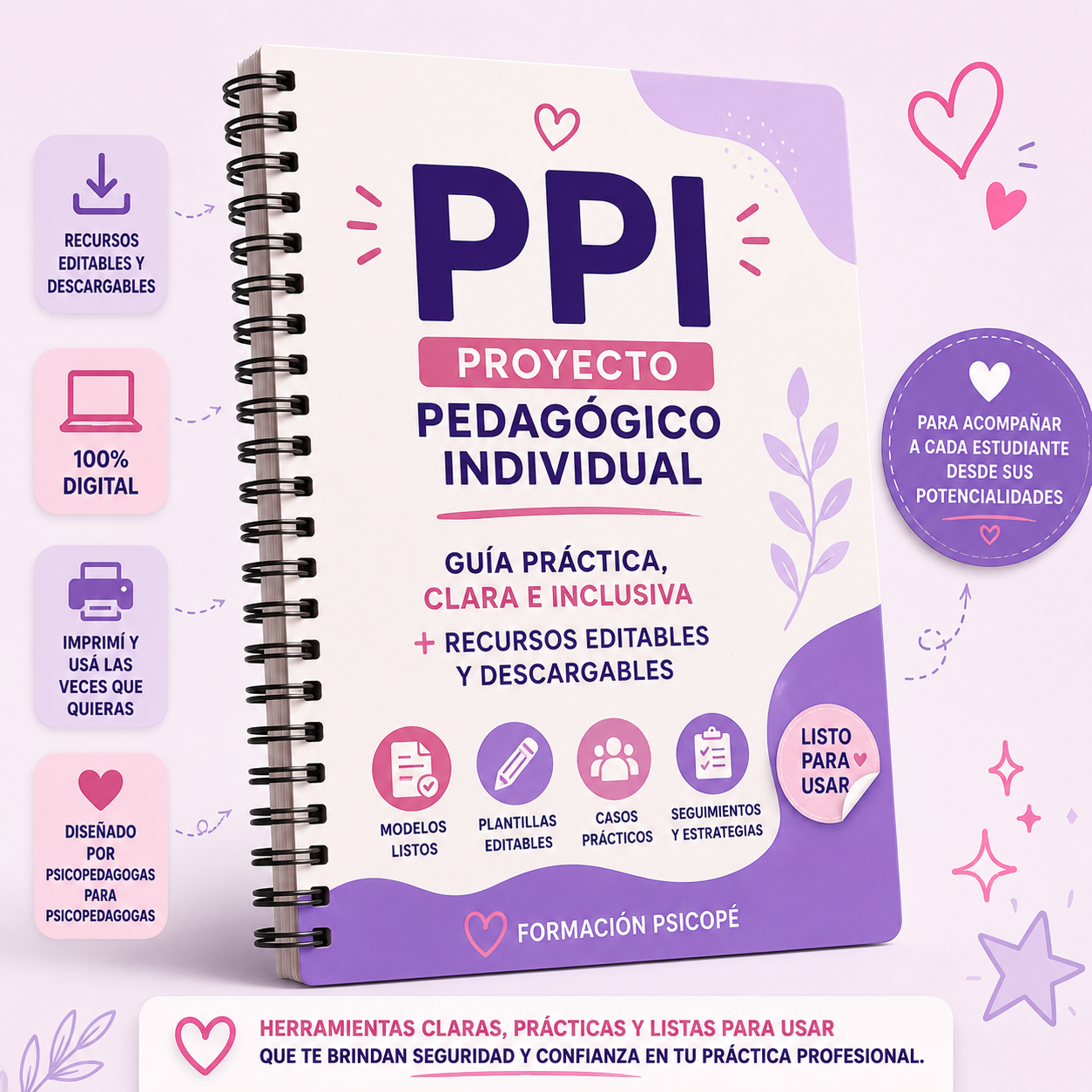 PPI (PROYECTO PEDAGÓGICO INDIVIDUAL) PRÁCTICO, CLARO E INCLUSIVO