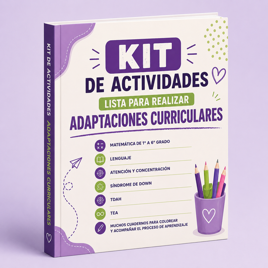 Kit de actividades listas para adaptaciones curriculares